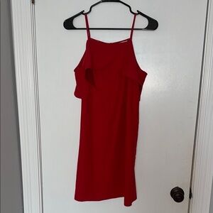 Francesca’s Red Sleeveless Dress- size medium